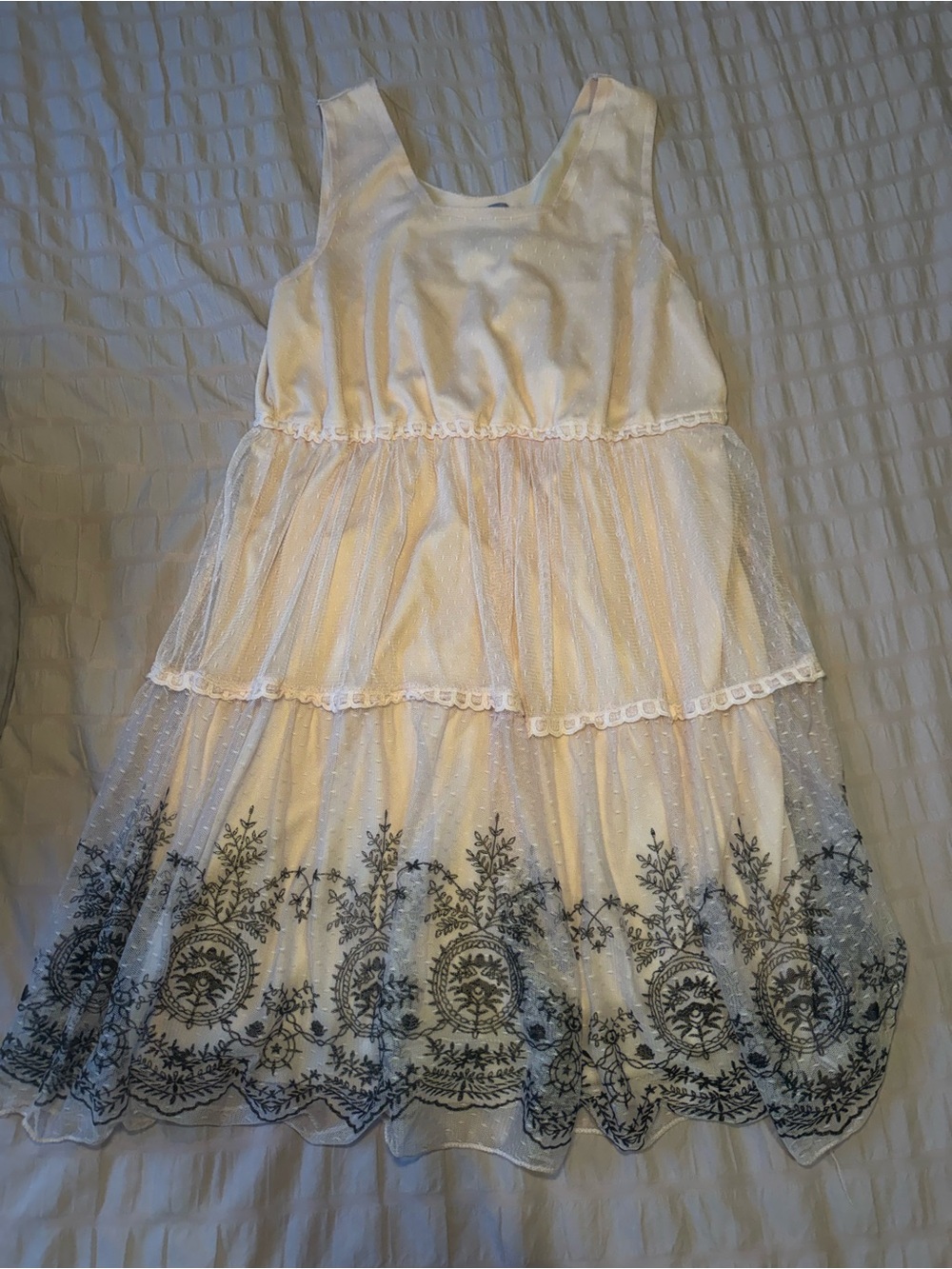 Vintage y2k Lined Lace Baby Doll dress